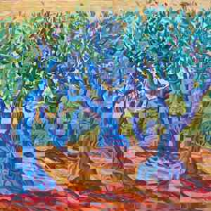 Kirsty Wain (°1975 UK) "Olive Grove Altea" 2025