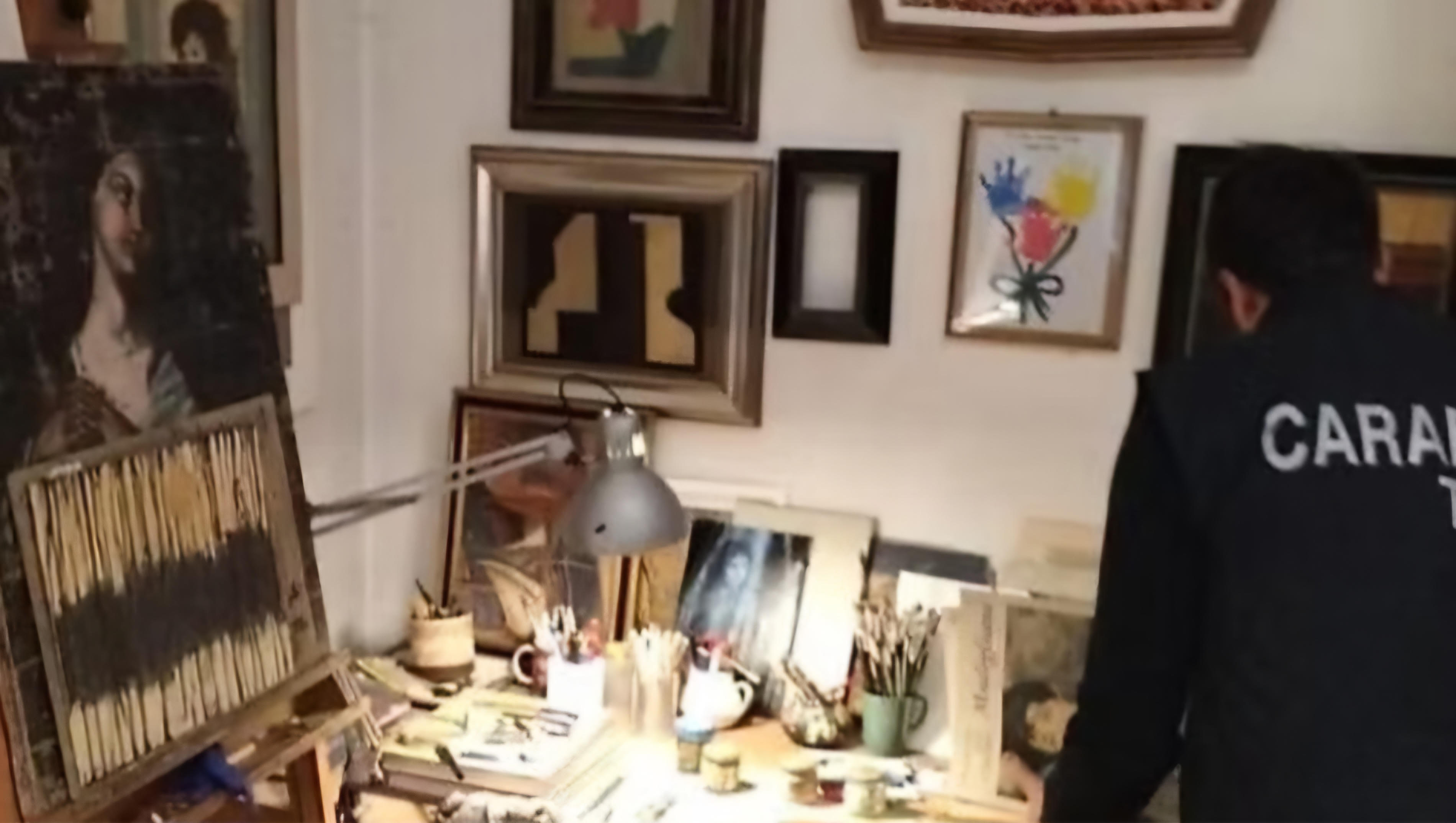 Counterfeit Art Lab discovered in Rome: 71 Works seized