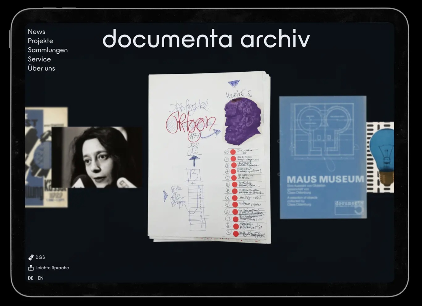 The Documenta Archiv launches a New Website