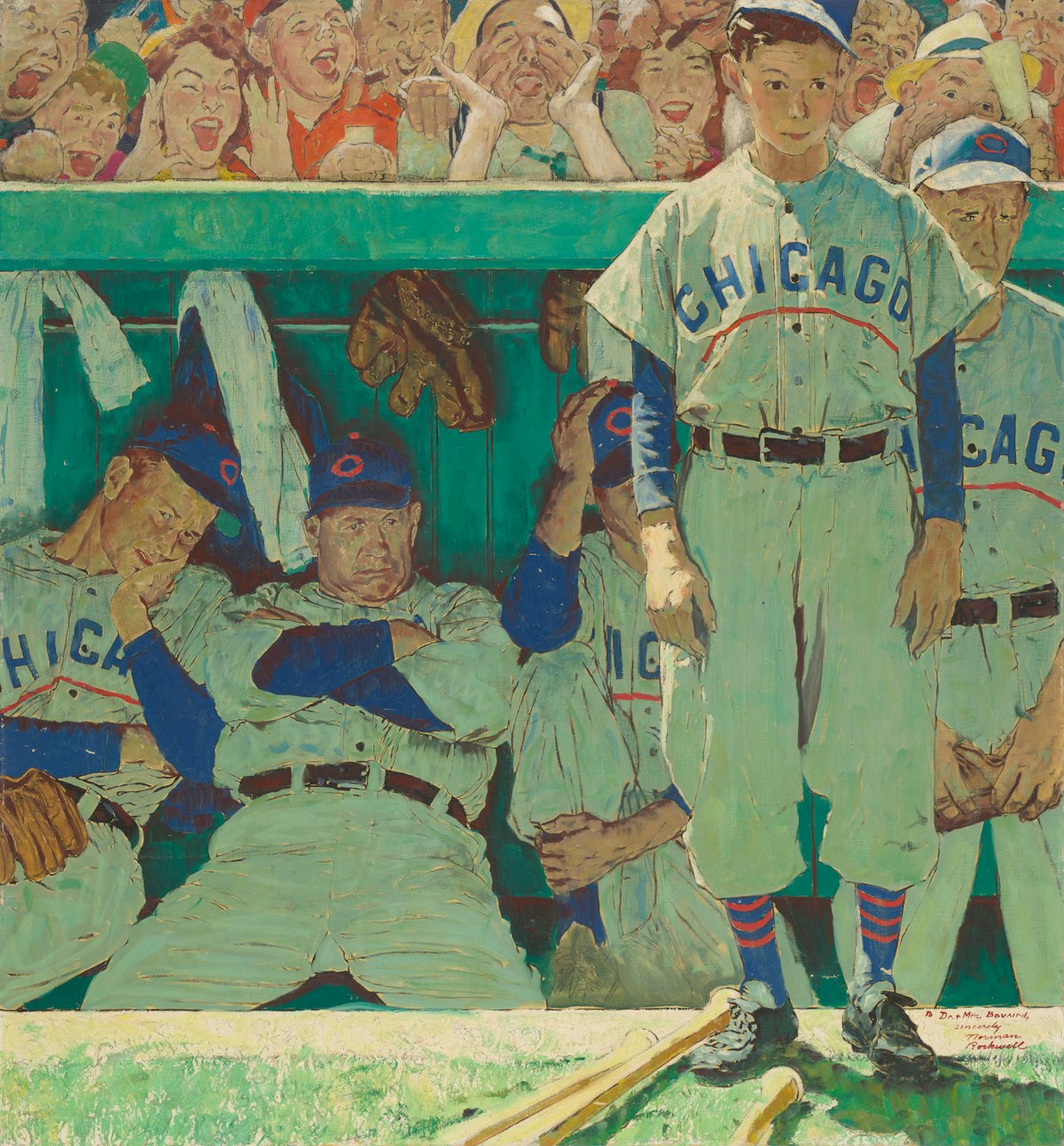 Art Institute of Chicago acquires Norman Rockwell’s The Dugout