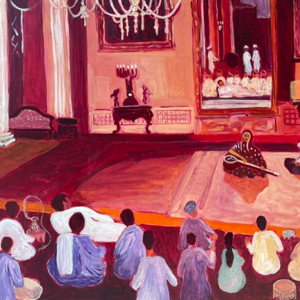 Michel Testard "The Music Room (after Satyajit Ray’s film)" 2022