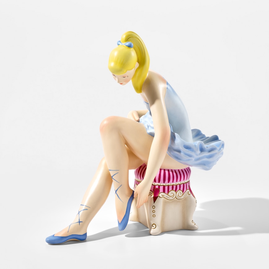 Jeff Koons 'Seated Ballerina', inspired by Oksana Zhnipruk for sale at Phillips