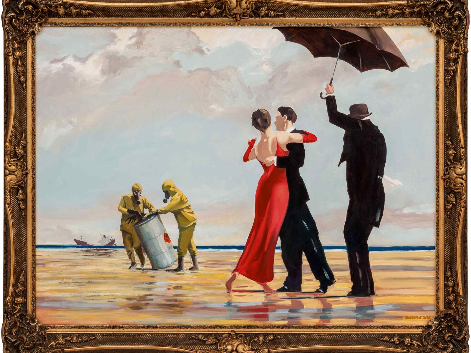 blink-182's Mark Hoppus to sell Banksy's Vettriano Remix at Sotheby's