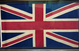 War-scarred Union Flag from the Battle of Trafalgar at risk of leaving the UK