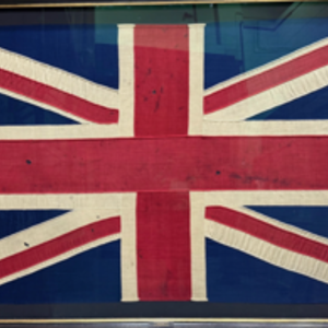 War-scarred Union Flag from the Battle of Trafalgar at risk of leaving the UK