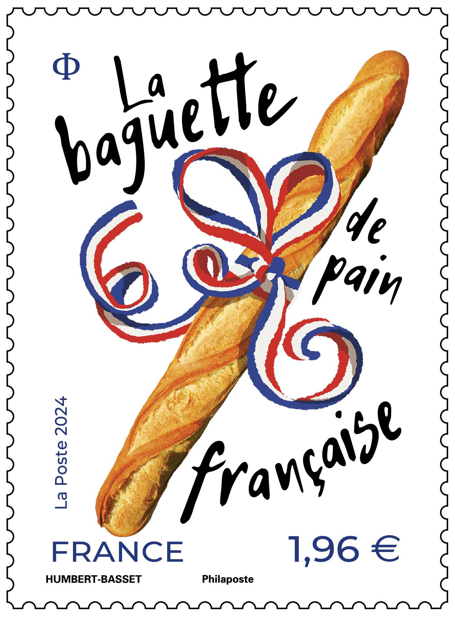 France honours Baguette with scented Stamp