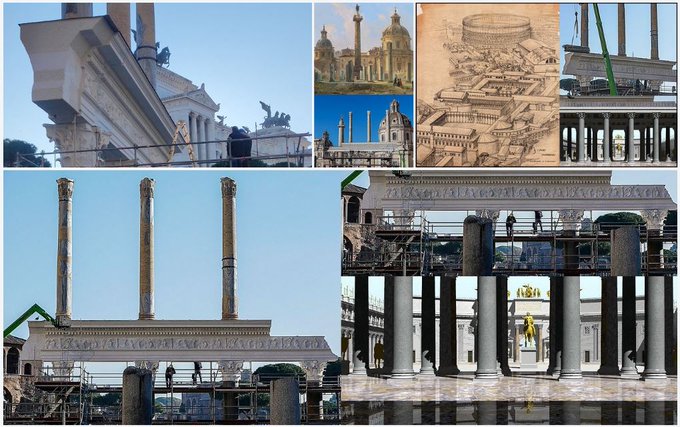 Rome Restores Trajan’s Basilica With the Help of Russian Oligarch’s Funds