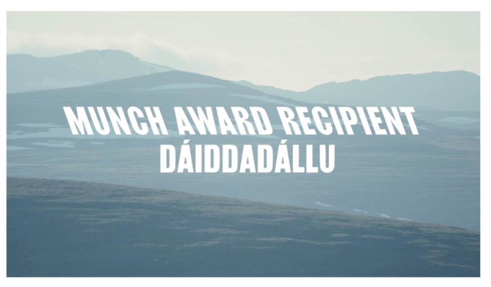 Dáiddadállu Receives Munch Award 2026