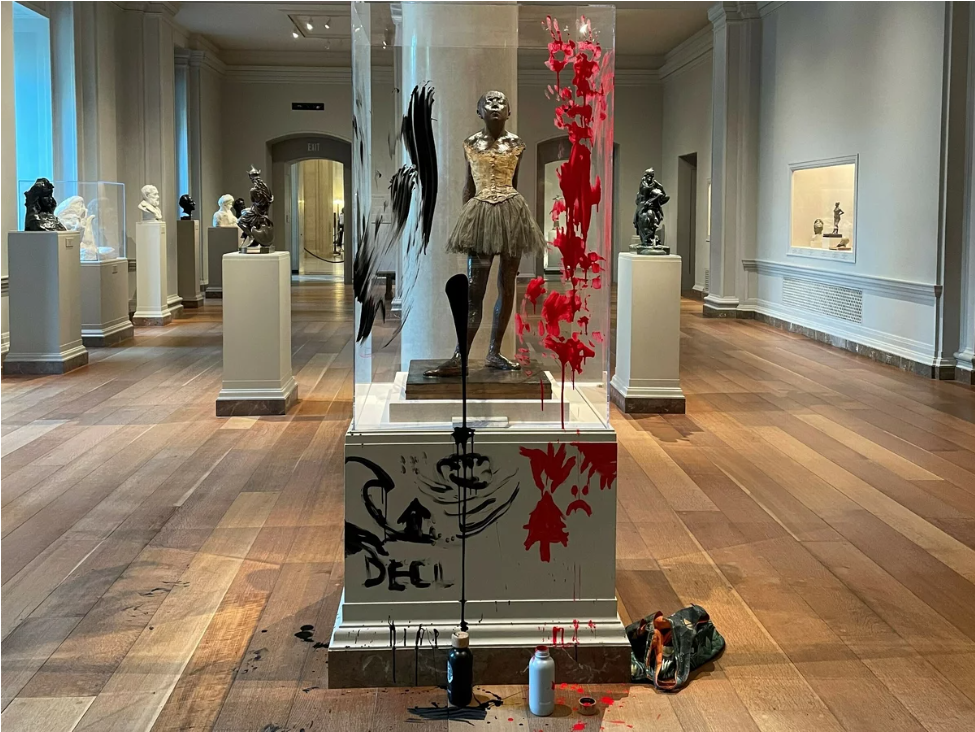 Climate Activist found Guilty in defacing Degas Exhibit at National Gallery of Art in Washington