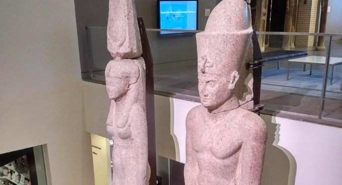 Two Royal Statues Return from US to be Displayed at Grand Egyptian Museum