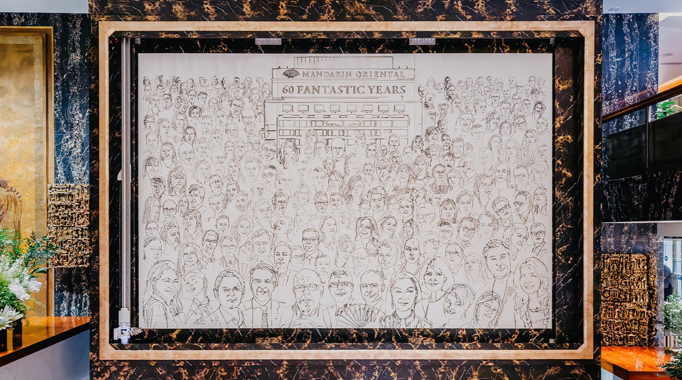 Mandarin Oriental Hong Kong Celebrates 60 Years With AI Artwork by Sir Peter Blake